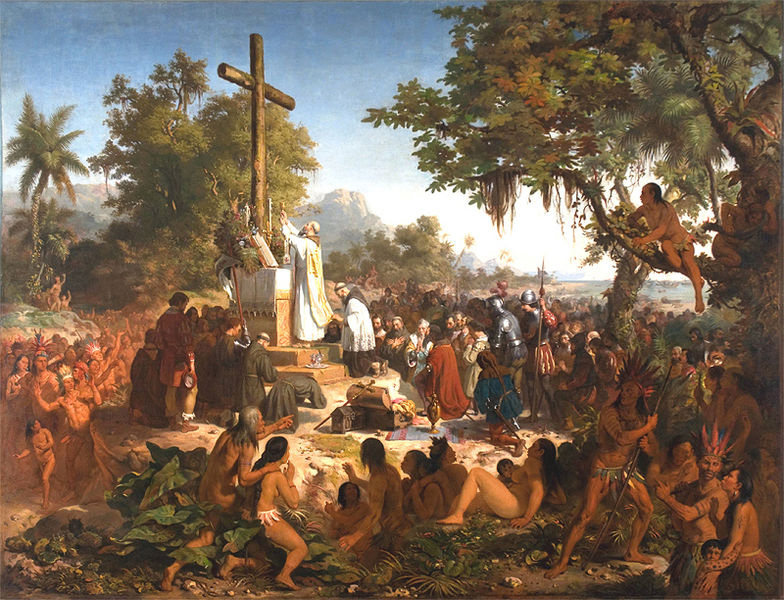 The first Mass in Brazil